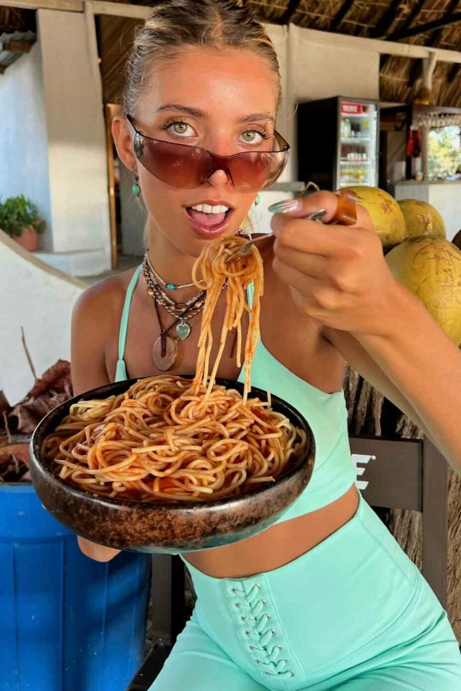 טייץ | AMILYA | מנטה