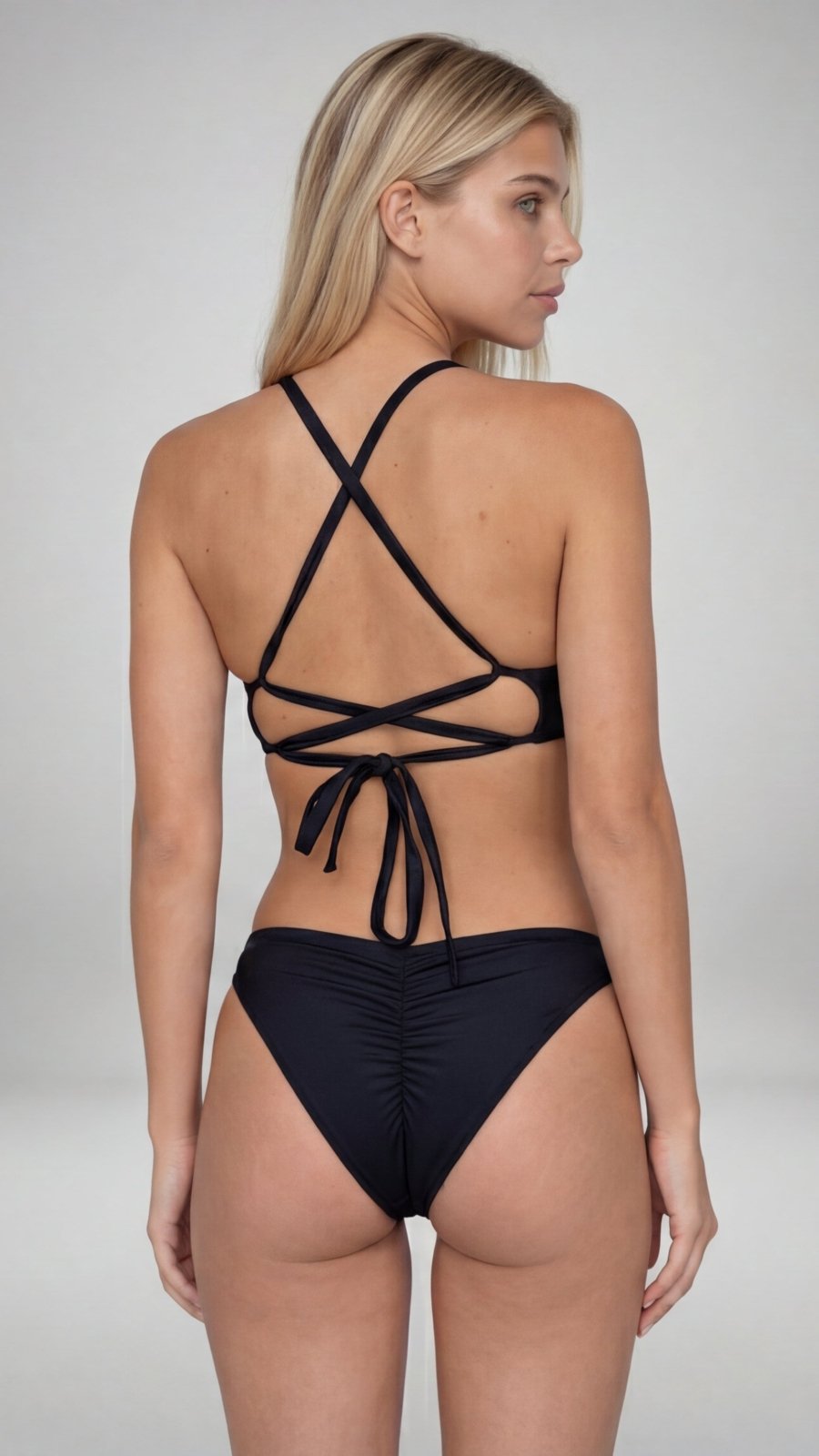 חזיית מיקה | BLACK - Aquabell Bikinis