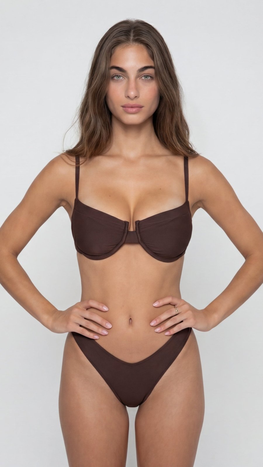 תחתון מייגן | BROWN - Aquabell Bikinis